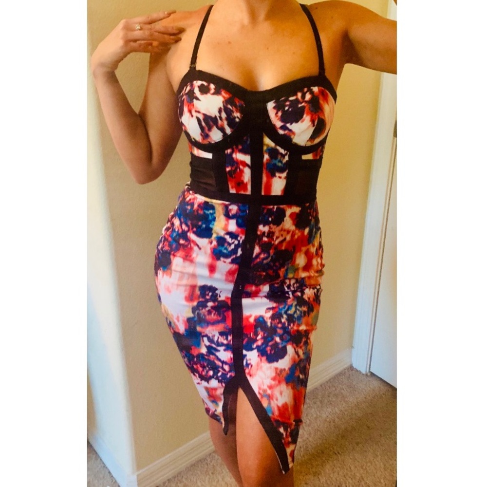 Standout Bandage Dress 🖤💙❤️💛